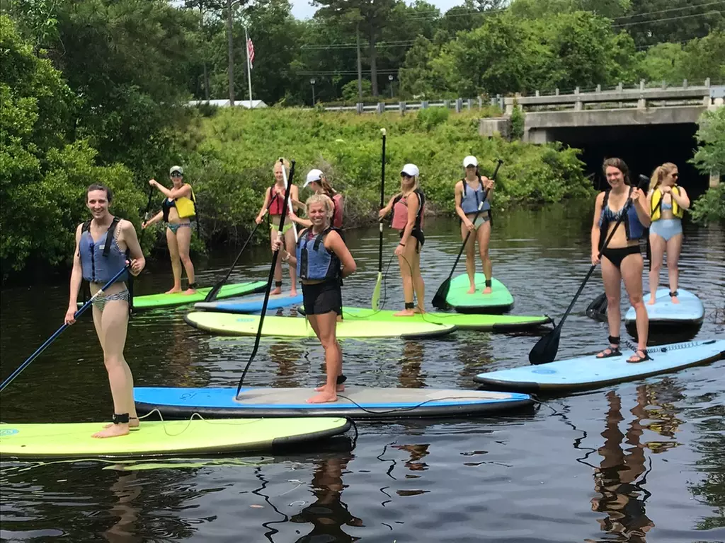 Two-Hour Stand Up Paddleboard Rental for One, Two, or Four at Kitty Hawk Kayak & Surf School (Up to 47% Off) - Second Medium