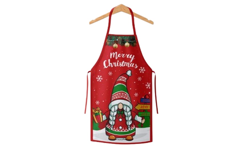 Image 4: Christmas Kitchen Cooking Apron