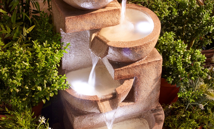 Image 5: Four-Tier Water Feature