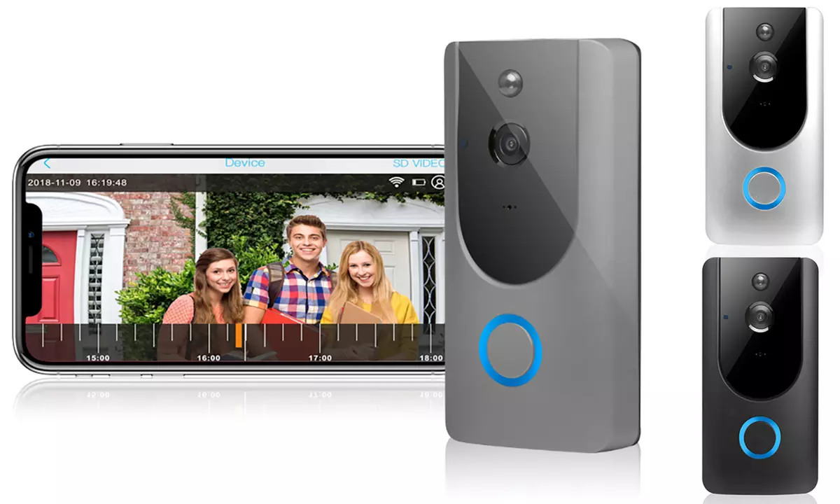 Apachie Wireless Video Doorbell With Free Delivery - Primary Image