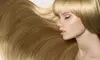 Keratin Treatment with Optional Haircut or Root Touch-up Color at Great Hands Hair Salon (Up to 58% Off)