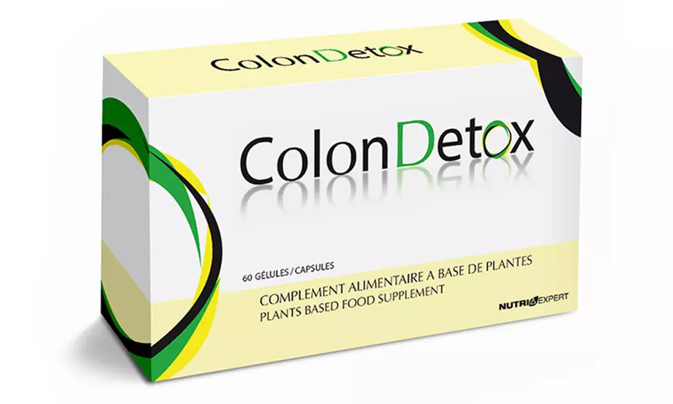 Jusqu'à 3 mois de cure Colon Detox, purifie et détoxifie - Primary Image