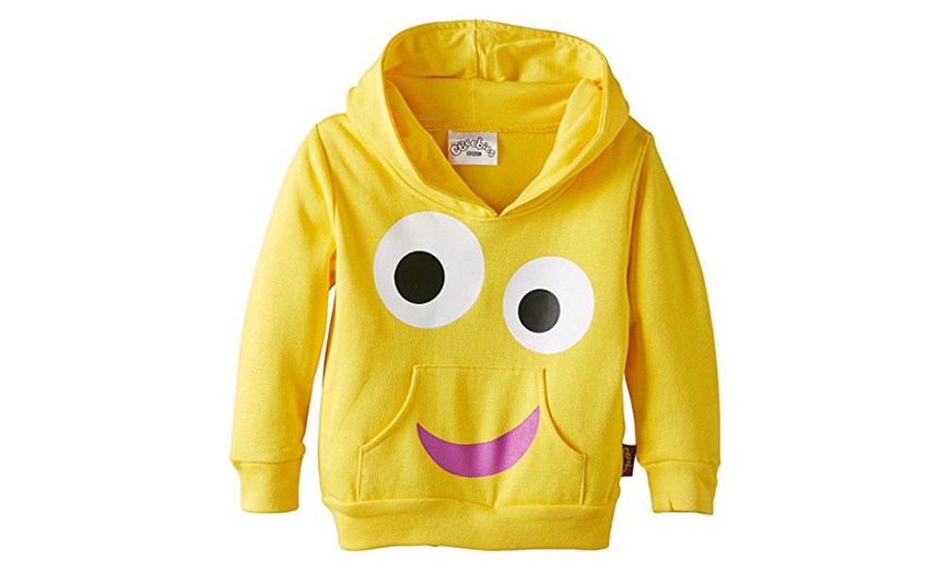 Image 1: CBeebies Yellow Bugbie Face Hoodie