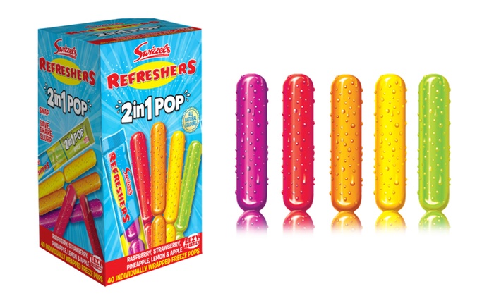 40 Swizzels Fruity Freeze Pops | Groupon