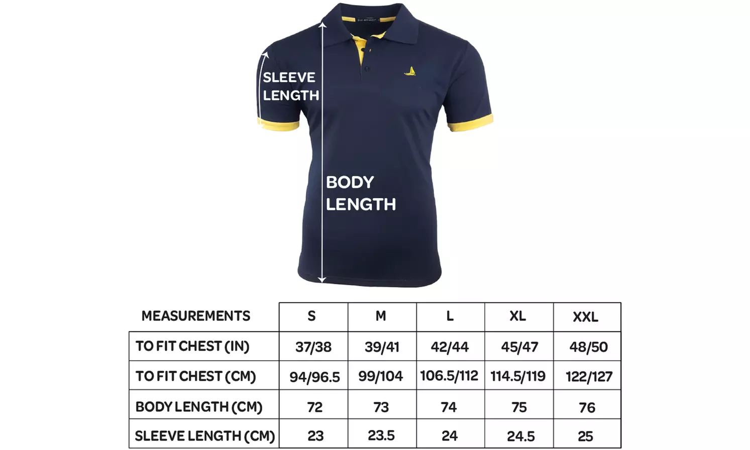 2 poloshirts voor heren van Blu Apparel