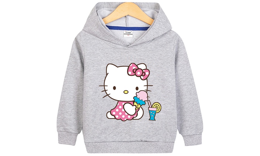 Image 5: Hello Kitty Hooded Sweatshirt