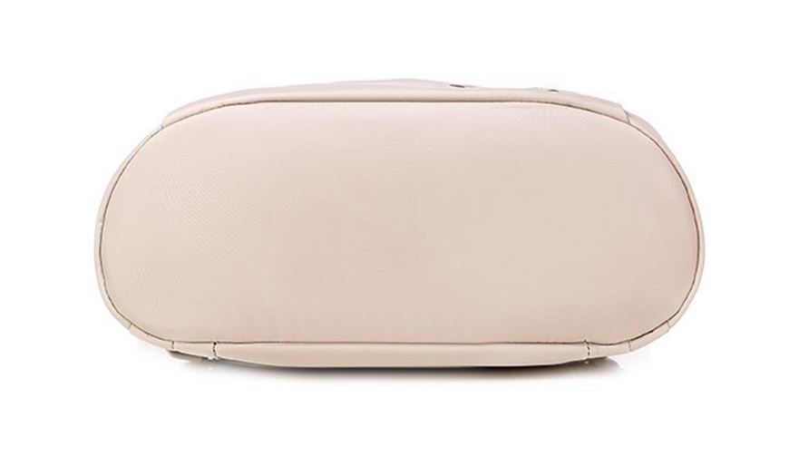 Image 13: Women's Floral Embroidered Anti-Theft Backpack