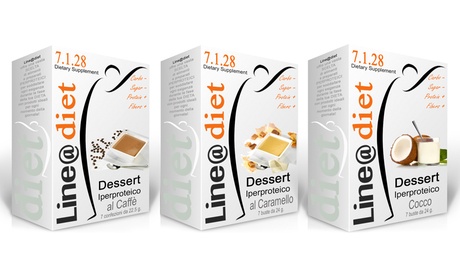 Dessert iperproteici Line@Diet disponibili in vari gusti
