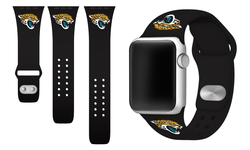 Game Time NFL 38/40mm or 42/44mm Apple Watch Silicone Band | Groupon