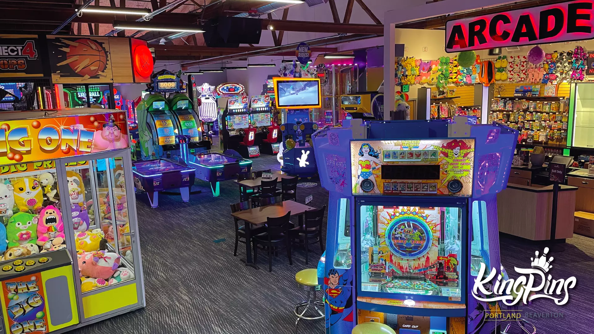 $60 Arcade Card to KingPins Portland: 4,000 Square Feet of Fun!