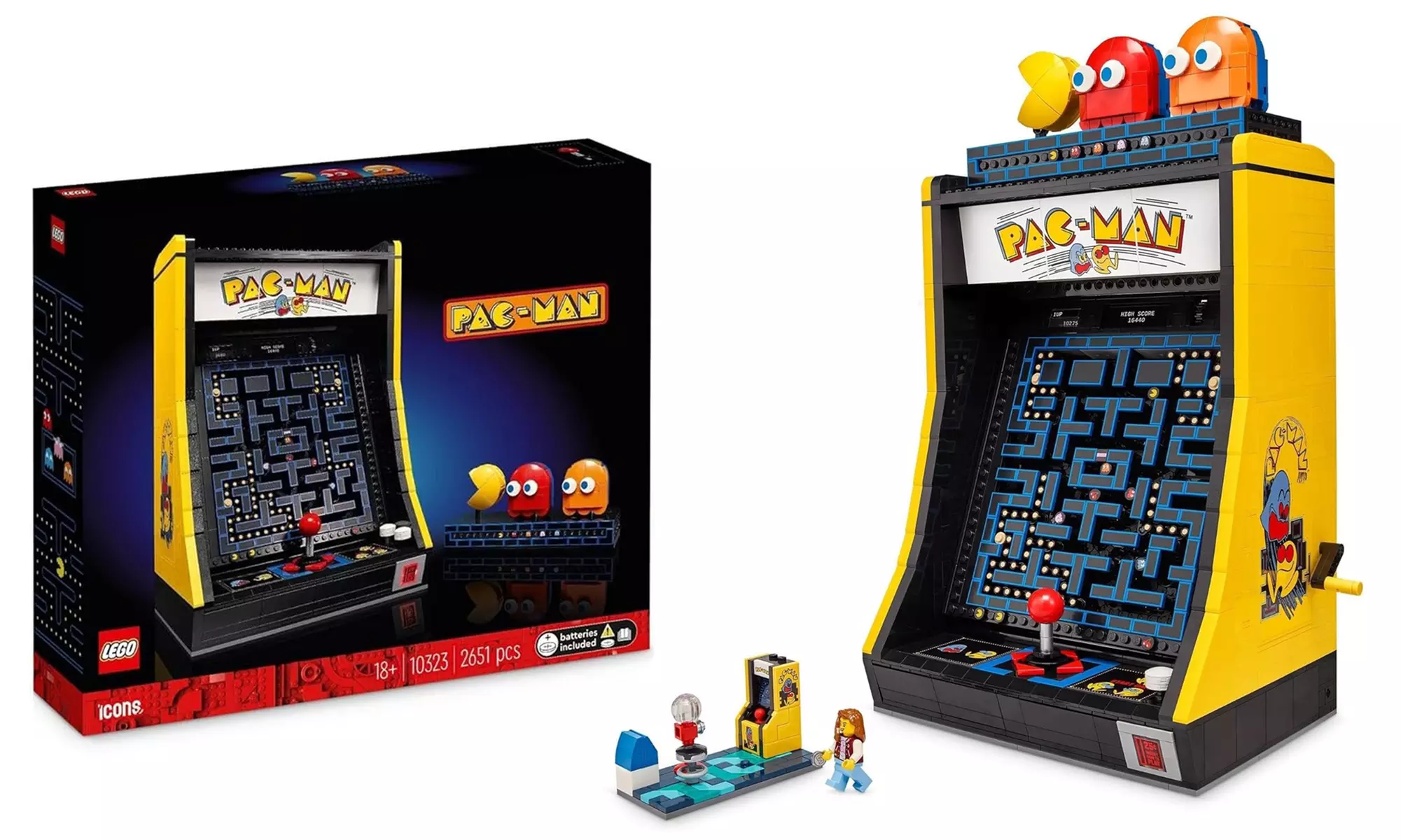 LEGO Icons Pac-Man Arcade Machine 10323