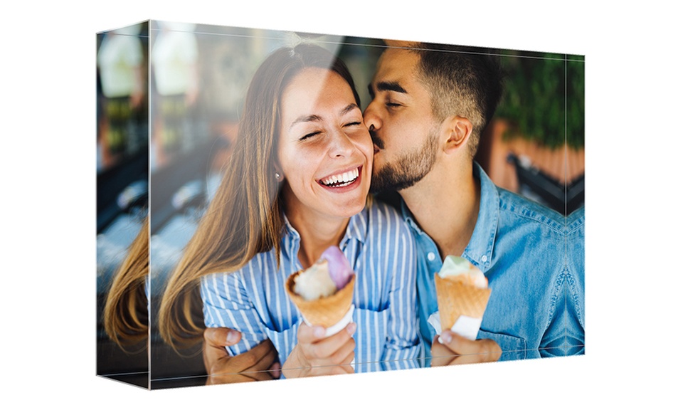 1 ou 2 blocs photo en plexiglas sur le site Photo Gifts