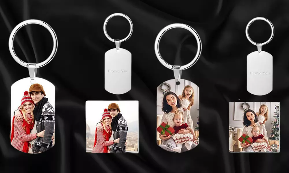 Foto-Schlüsselanhänger mit Gravur