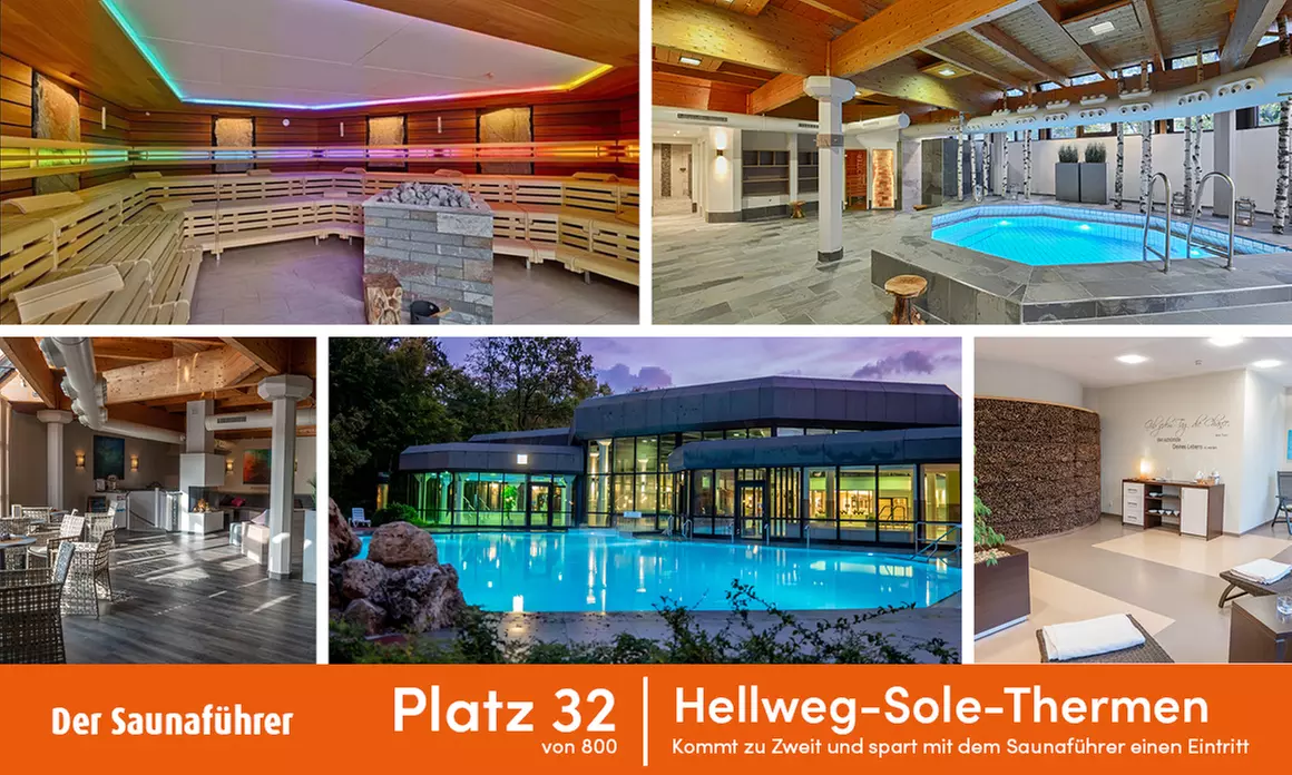 2:1 Gutschein für die  Hellweg-Sole-Thermen (bis zu 50% sparen) - Primary Image
