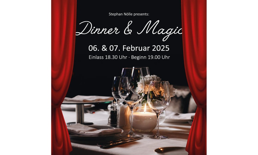 Image 1: 3-Gänge-Dinner & Magic Buffet für 1-2 Personen am 6. oder 7. Februar