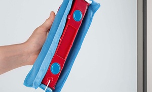 Magnetic Window Cleaning Squeegee for Single, Double or Triple Glazing