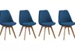 Chaises "Léna" en tissu style scandinave, moderne,montage rapide et facile, Sampur - Second Medium
