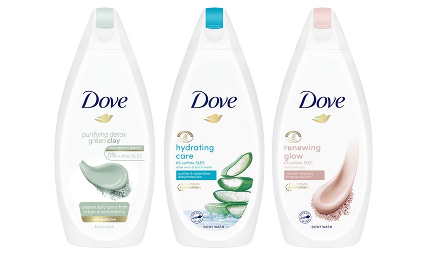 Image 1: Dove 450ml Body Wash Multi-Pack