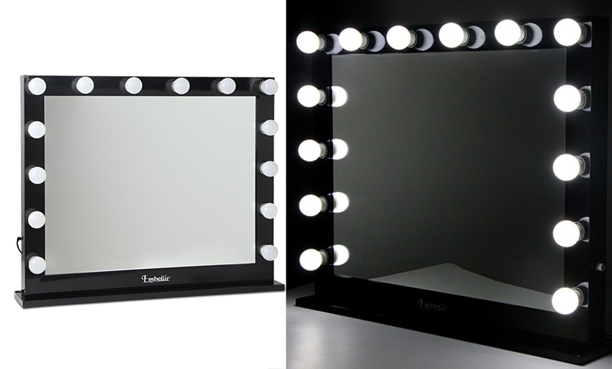 Image 9: Make-Up Mirror with LED lights