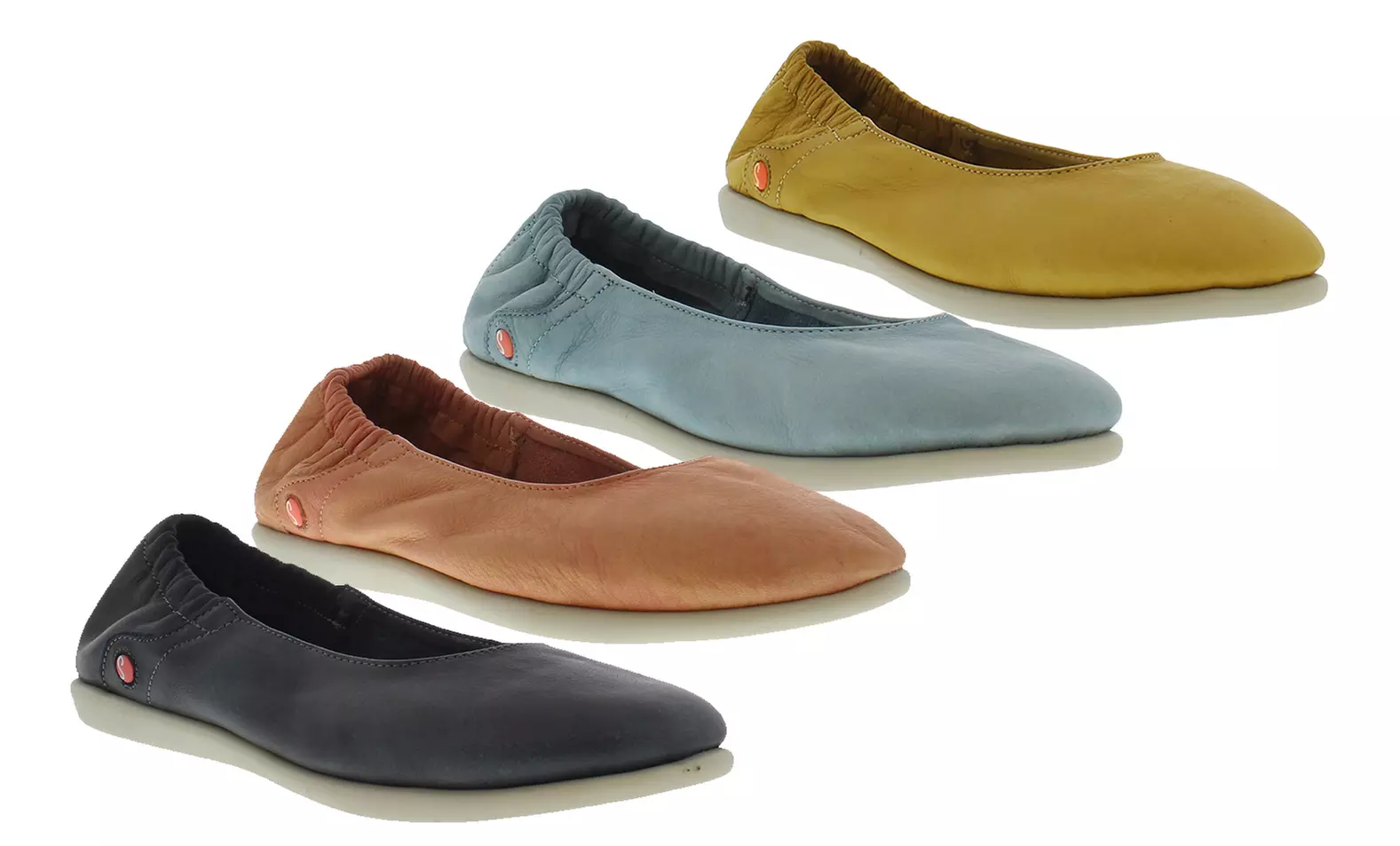 Softinos Ballerinas aus Leder in der Farbe und Größe nach Wahl - Primary Image