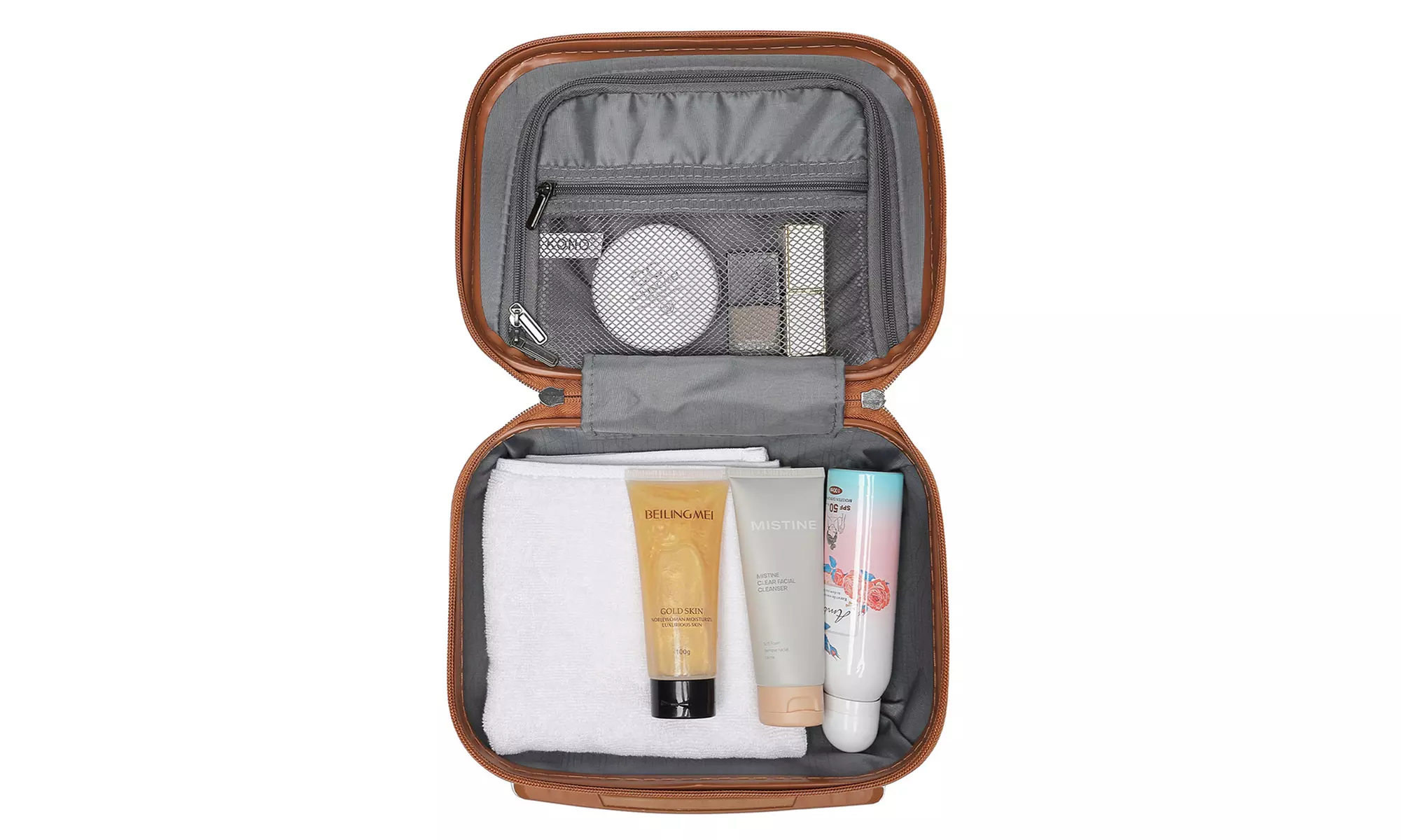 KONO One or Set of Four ABS Hard Shell Suitcases With TSA Lock