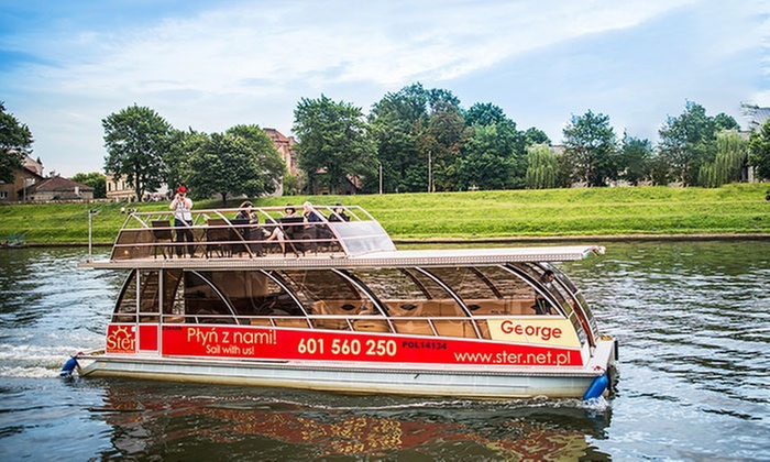 Rejs widokowy statkiem po Krakowie dla 1-4 osób