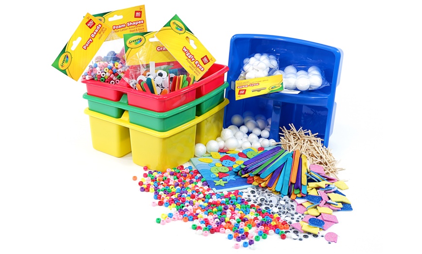 Image 1: Crayola Craft Essentials Bundle