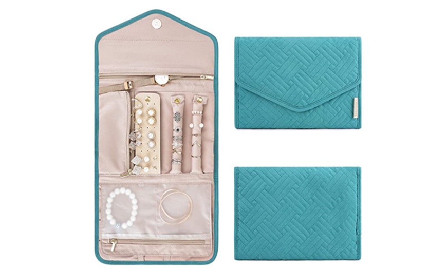 Image 7: Foldable Jewellery Organiser with Five Compartments