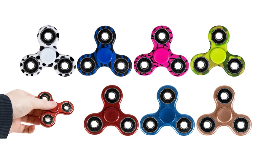 Image 1: Three Freestyle Fidget Finger Spinners