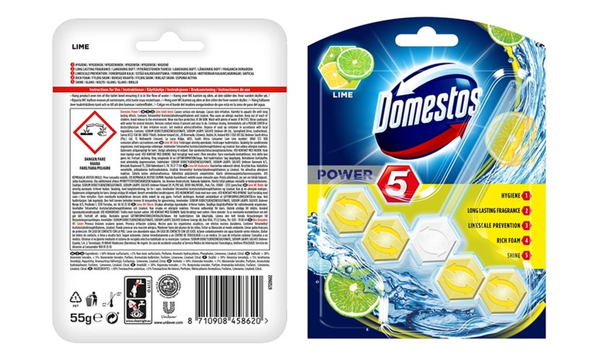 Image 6: 9 or 18 Domestos Power 5 Rim Blocks