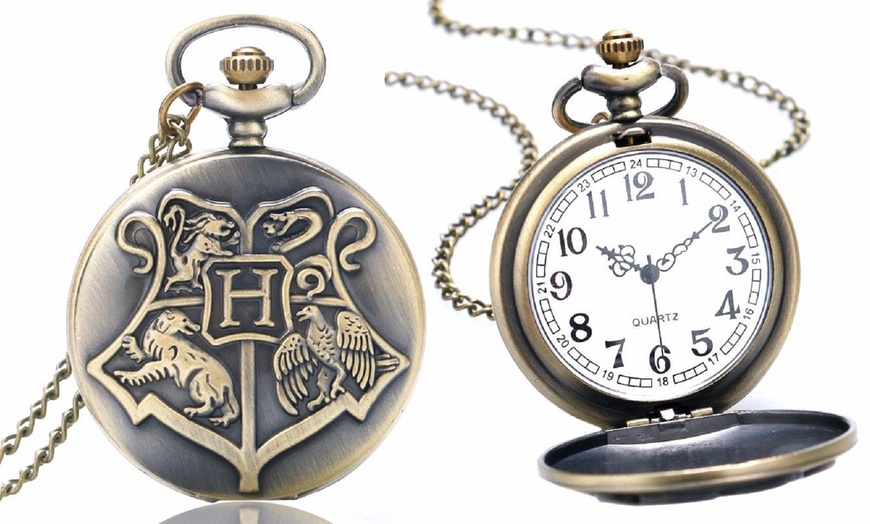 Image 2: Harry Potter Theme Pocket Watch