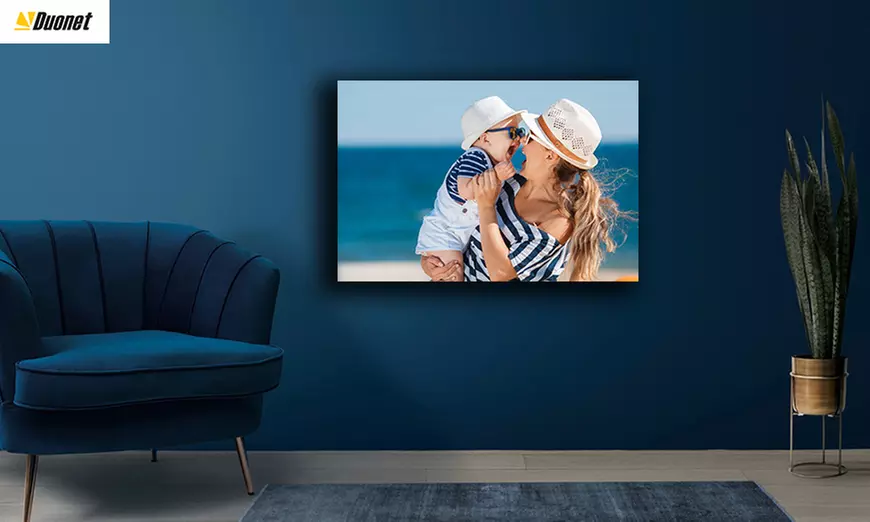 Fotoobraz z wybranym zdjęciem na płótnie bawełnianym z Duonet