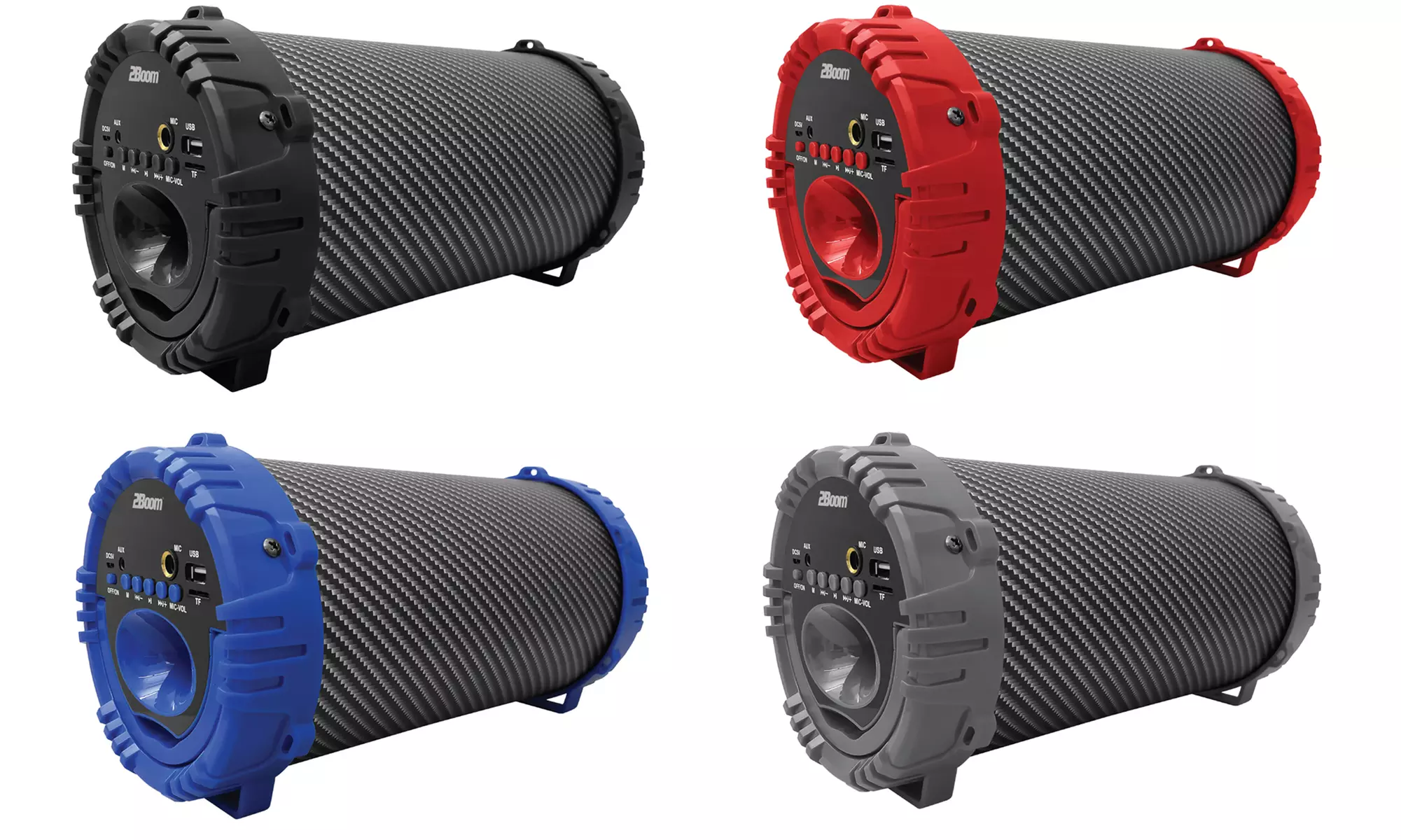 2BOOM BX311 Wireless Bluetooth Portable Indoor or Outdoor Speaker with FM Radio and Karaoke Function - Primary Image