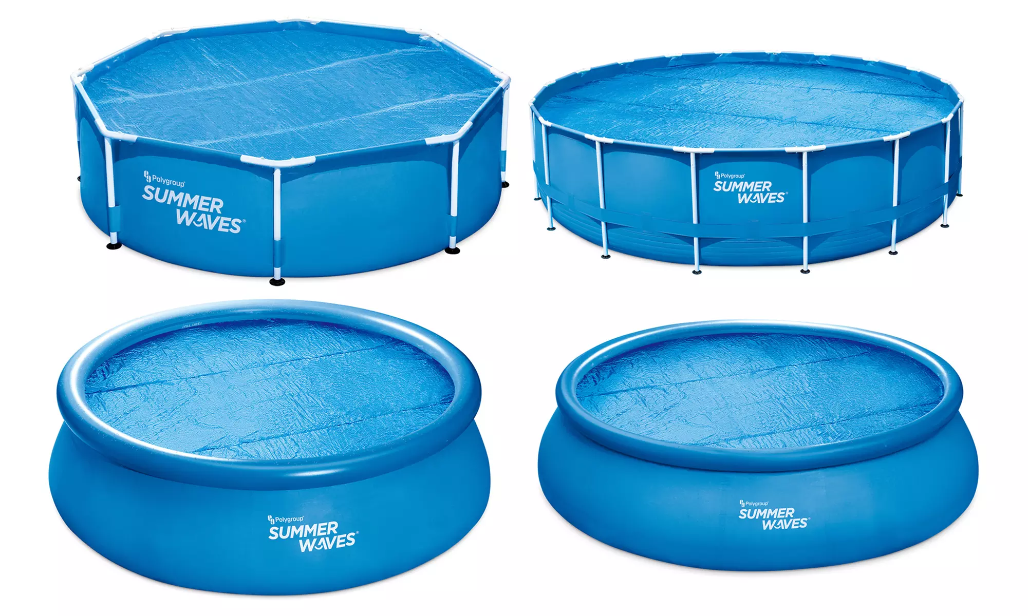 Bâche à bulles pour piscine tubulaire ronde, de la marque Summer-Waves - Primary Image