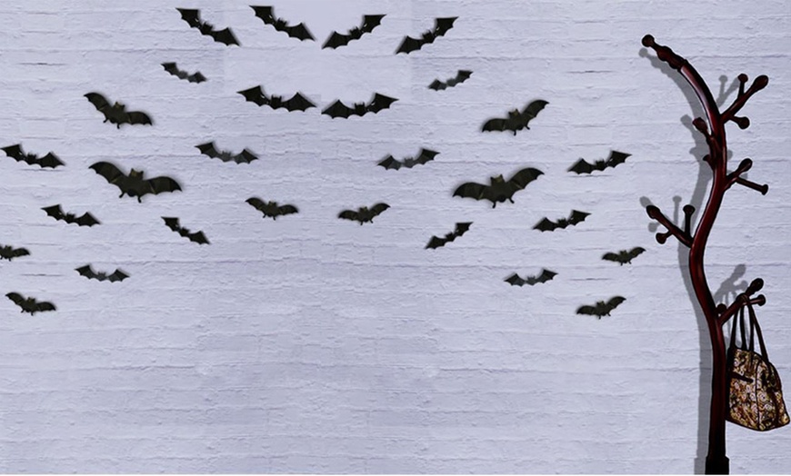 Image 4: Pack of 96 3D Bat Wall Stickers