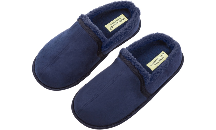 Image 4: Men's Warm Winter Slippers
