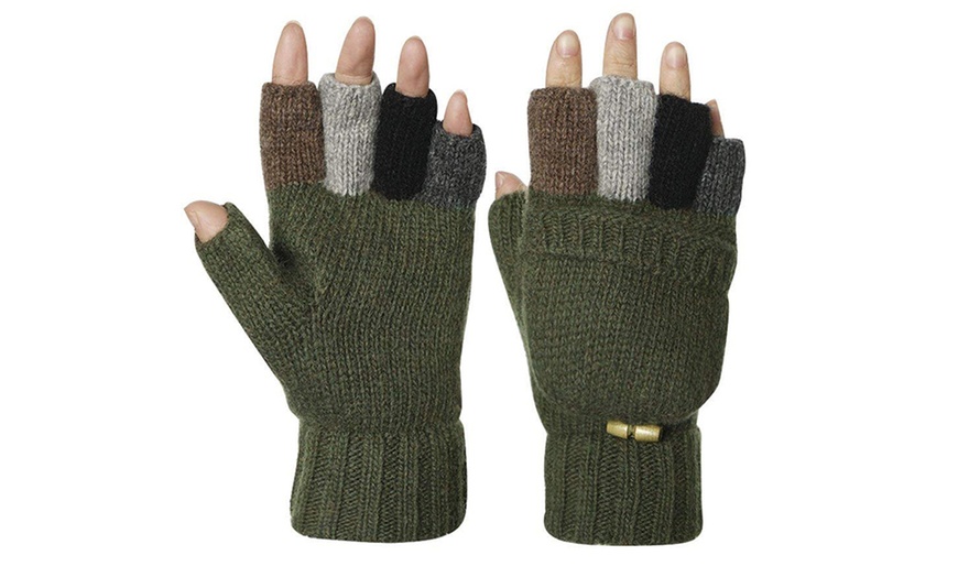 Image 2: Thermal Fingerless Gloves