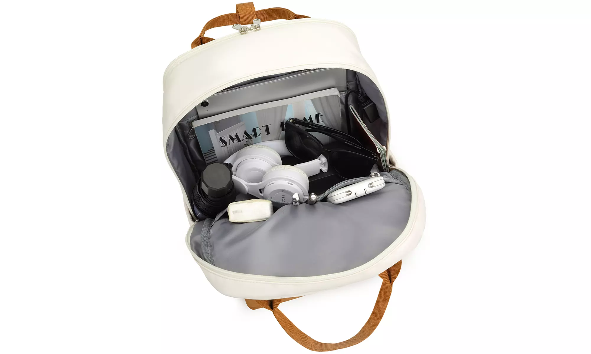 Mochila para portátil con múltiples compartimentos y cargador USB