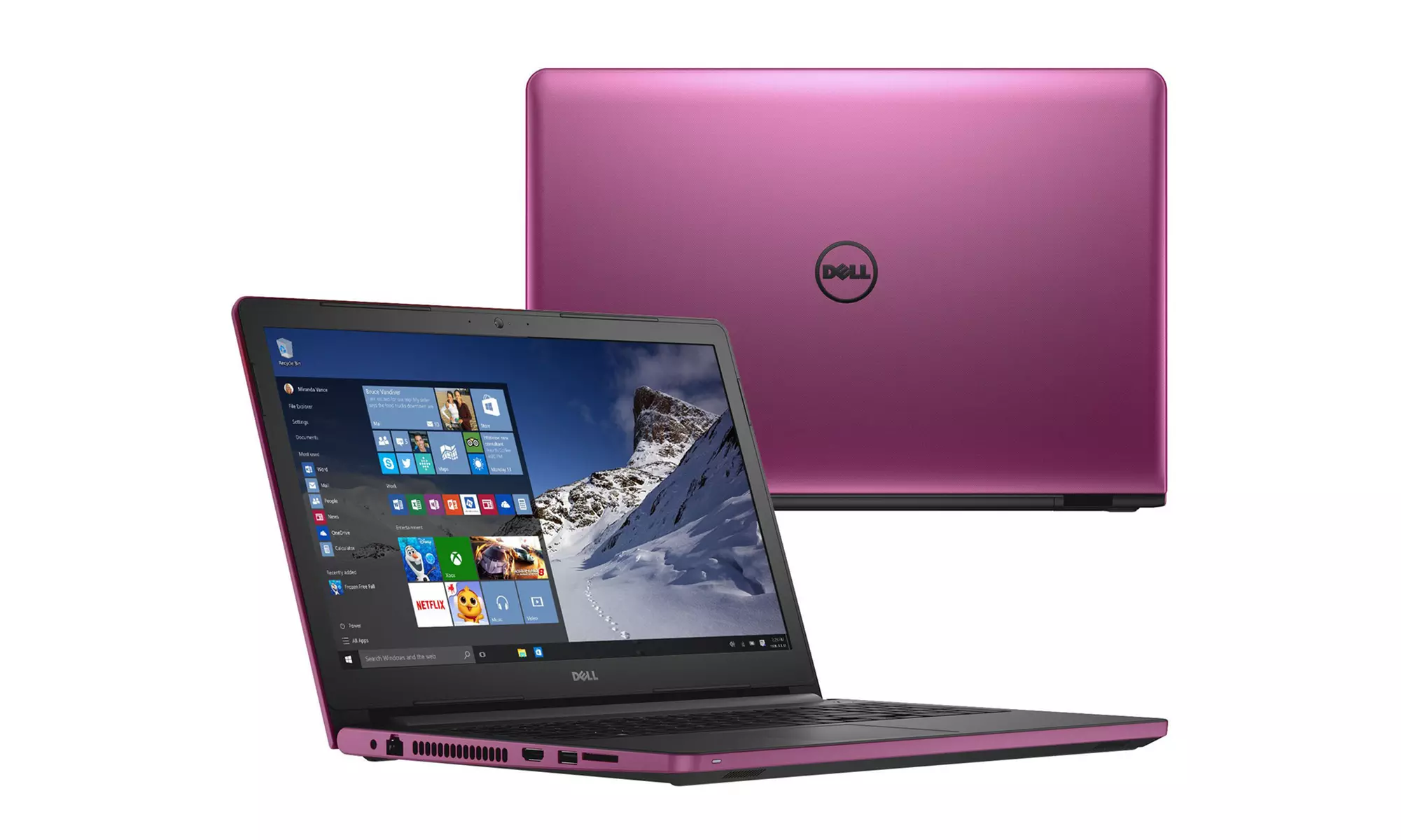 Dell Inspiron 5755 17.3" Laptop with AMD A8-7410U Quad-Core Processor, 8GB RAM, and 1TB HDD (Manufacturer Refurbished) - Second Medium