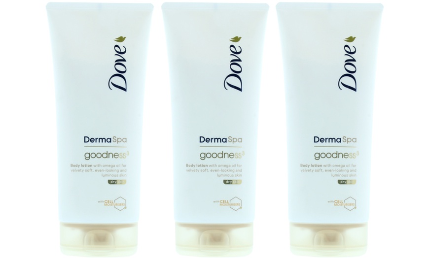 Image 4: Dove Body Lotion Three-Pack