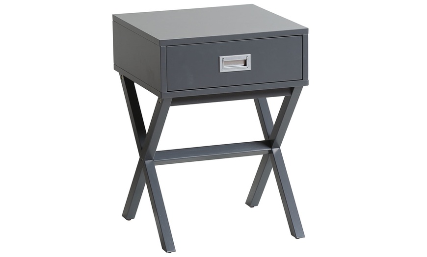 Image 3: Retro-Style Bedside Table
