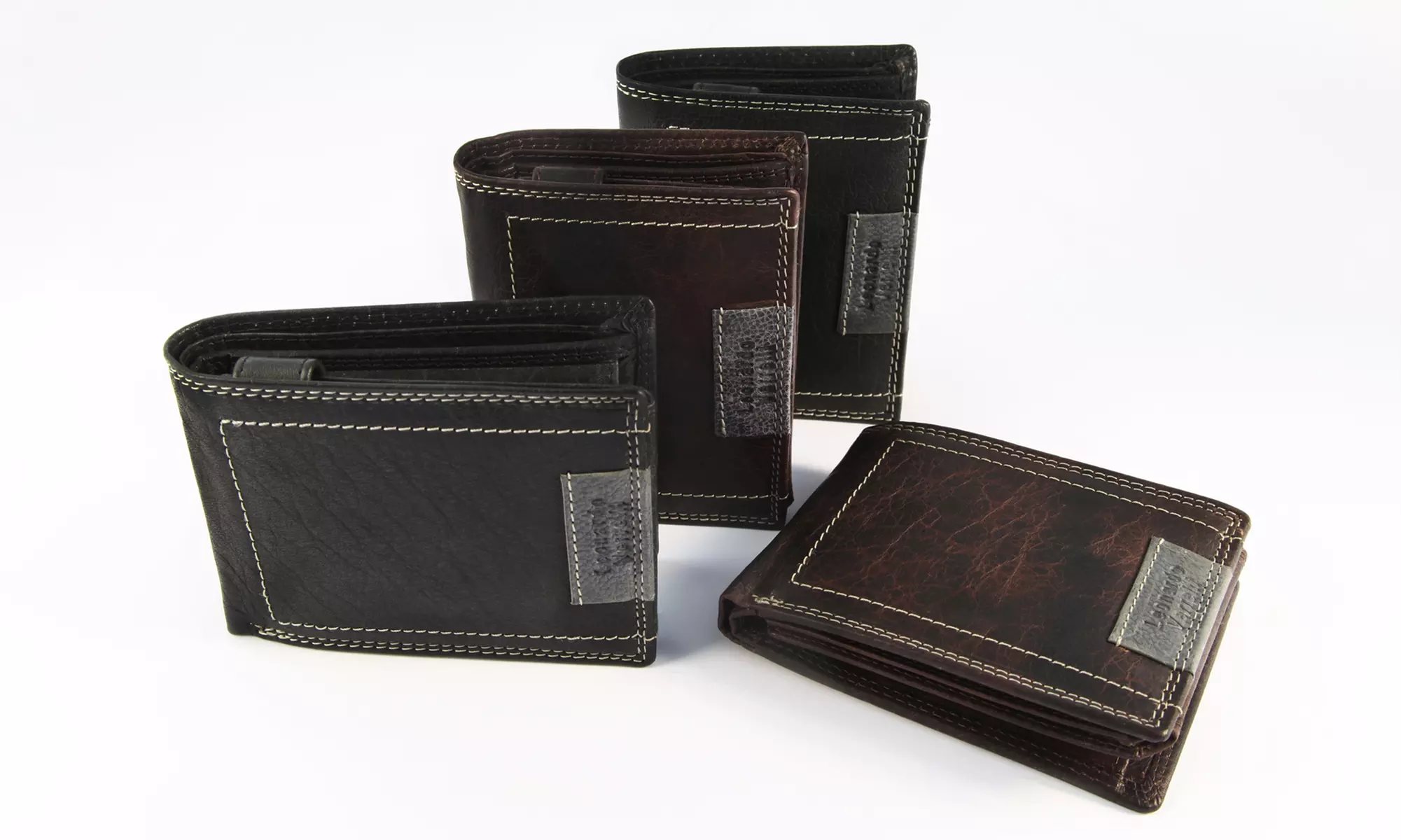 1 ou 2 portefeuilles en cuir Leonardo Verrelli avec système de protection RFID - Primary Image