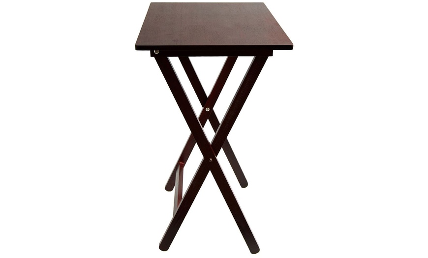 Image 10: Home Vida Folding Snack Table