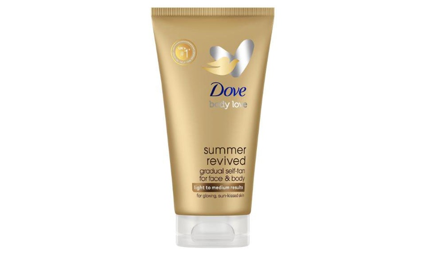 Image 5: One or Two Dove Derma Spa Face & Body Lotion Summer Revived Self Tan