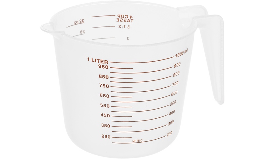 Image 3: Three-Piece Measuring Cup Set