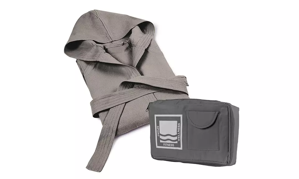 Accappatoio in microfibra con trattamento super assorbente