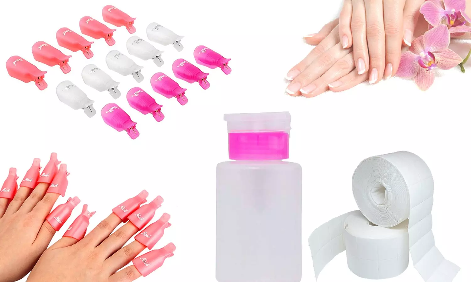 Clip rimuovi gel, dosatore per solvente e salviettine in cellulosa - Primary Image