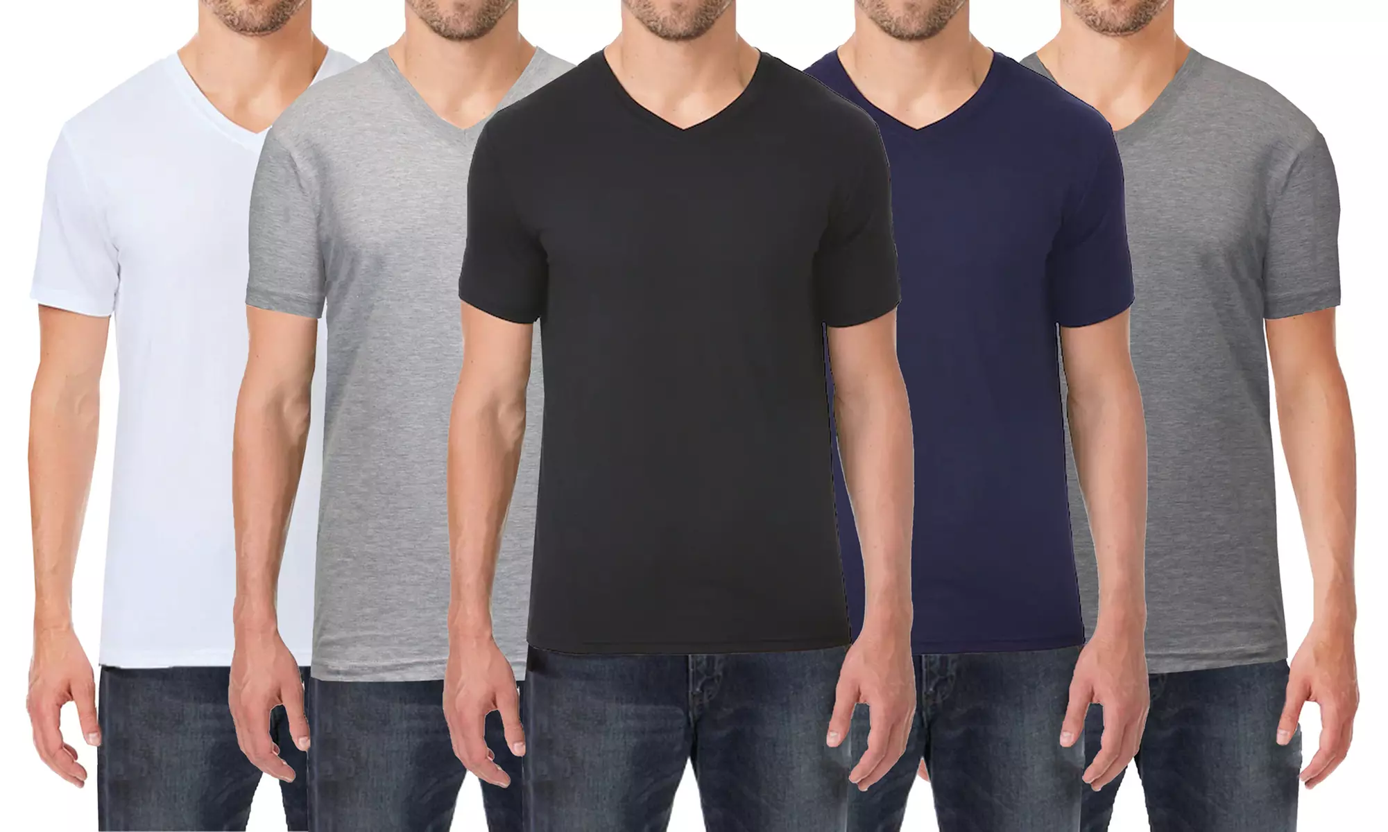 3-Pack Galaxy By Harvic Men's Short Sleeve Cotton Tees (S-2XL)