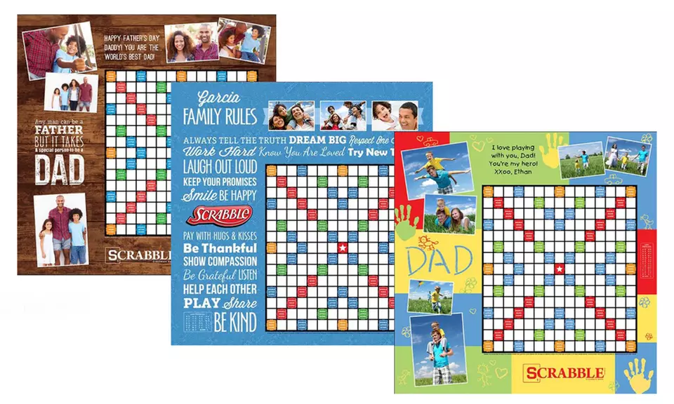 Personalized Scrabble Game with Free Shipping from Personalization Universe (Up to 33% Off) - Primary Image