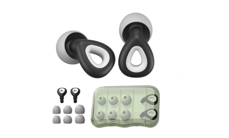 Image 2: Noise Cancelling Ear Plugs for Sleeping